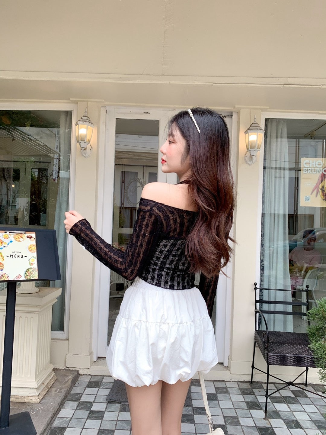 π Annabell tops π
Color : white / cream / black
Size :
