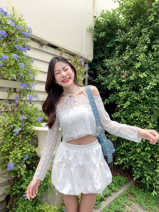 🎀 Annabell tops 🎀

Color : white  / cream   / black

Size :