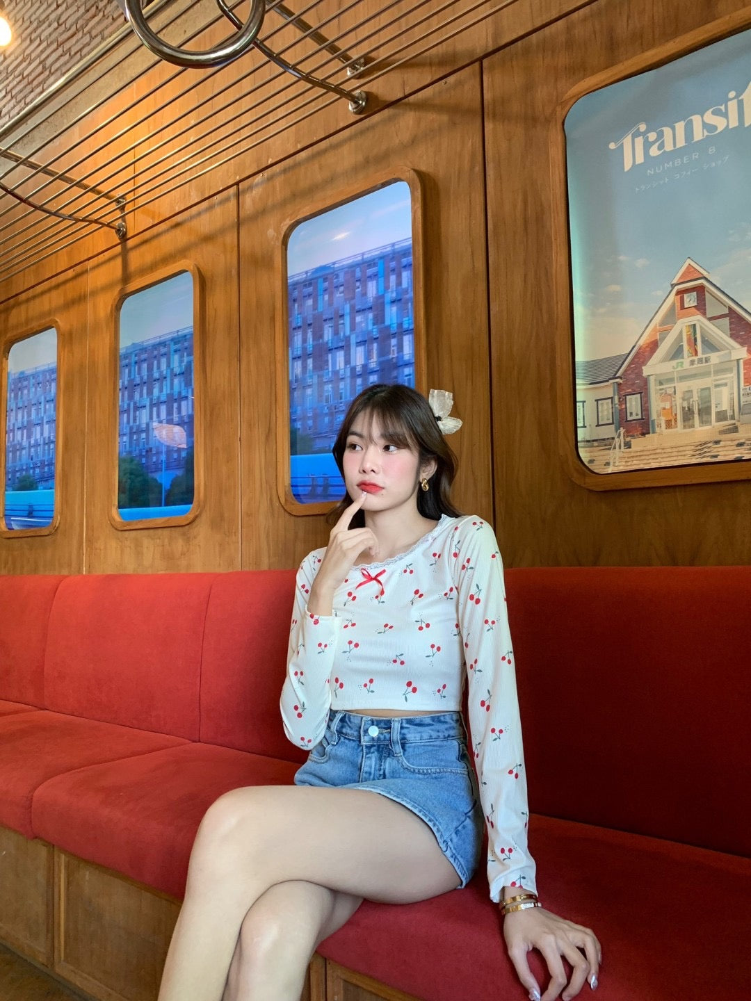 🍒🍒 Ivy cherry tops  🍒🍒