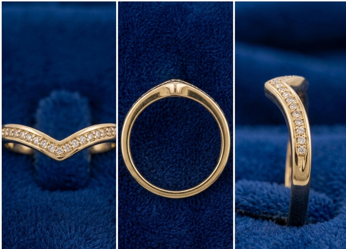 Golden Stainless Steel Adjustable Rings Collection